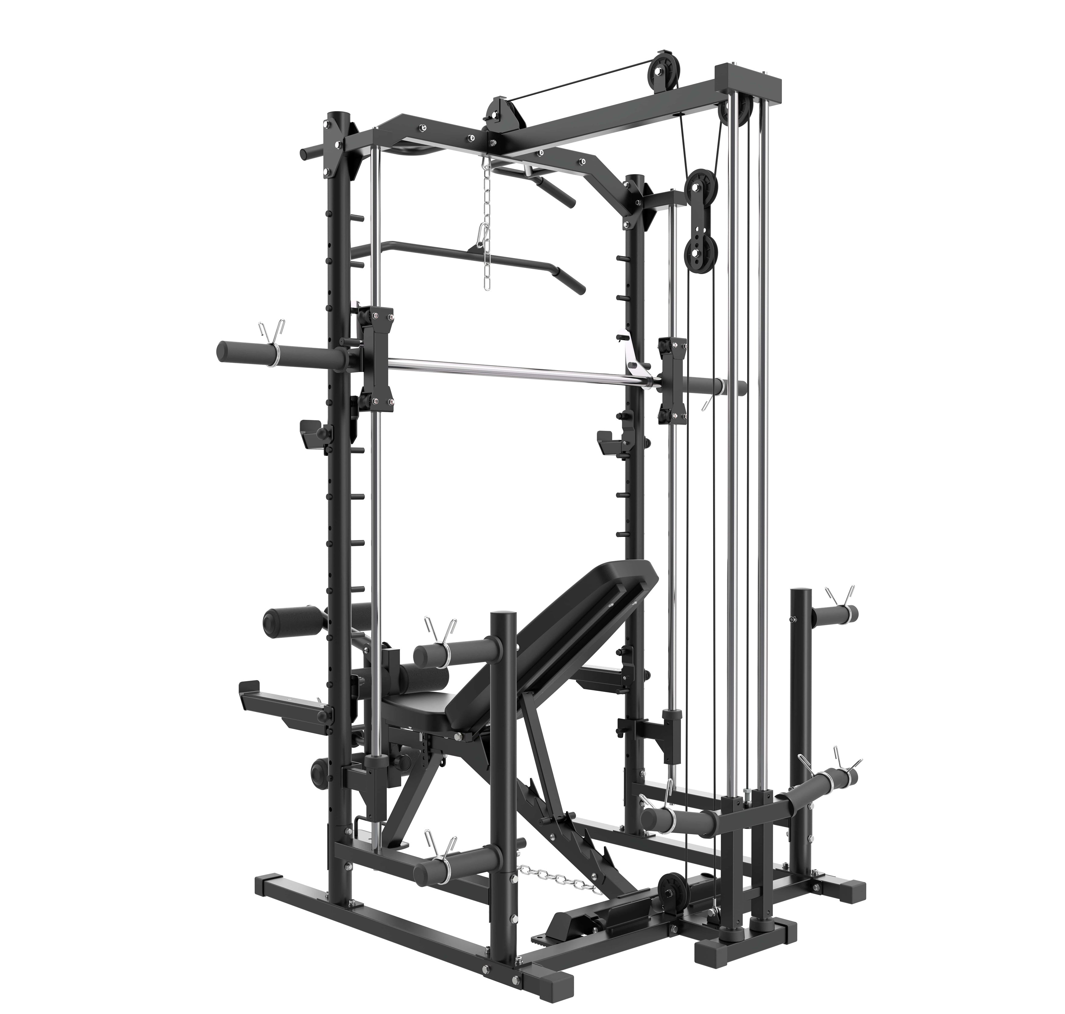 Trojan TRSM700 Half Smith Lat Pull Down + FID350 Bench
